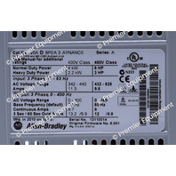 * ALLEN BRADLEY 20AD8P0A3AYNANC0 SER A POWERFLEX 70 5 HP AC DRIVE