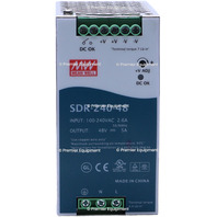 * MEAN WELL SDR-240-48 100-240VAC INPUT 48VAC OUTPUT POWER SUPPLY