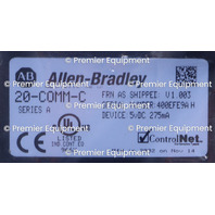 * ALLEN BRADLEY 20-COMM-C SERIES A CONTROLNET ADAPTER