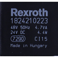 * BOSCH 0-820-024-002 DIRECTIONAL CONTROL VALVE W/ REXROTH 1824210223 VALVE COIL