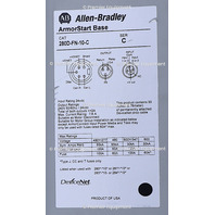 * ALLEN BRADLEY 284D-FHD2P3Z-10-CR /C CONTROL MODULE 280D-FN-25-C ARMORSTART BASE