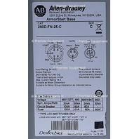 * ALLEN BRADLEY 284D-FHD6P0Z-25-CR /C CONTROL MODULE 280D-FN-25-C ARMORSTART BASE