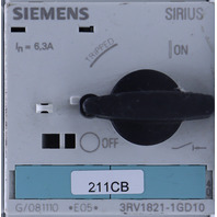 * SIEMENS H3RV182 3RV1821-1GD10 3 POLE CONTACTOR
