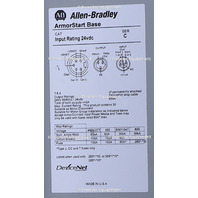 * ALLEN BRADLEY 284D-FHD1P4Z-10-CR /C DRIVE W/ ARMORSTART BASE 
