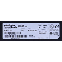 * ALLEN BRADLEY CONTROLLOGIX 1756-L1/A LOGIX 5550 PROCESSOR UNIT