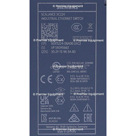 * SIEMENS 6GK5224-0BA00-2AC2 SCALANCE XC224 INDUSTRIAL ETHERNET SWITCH
