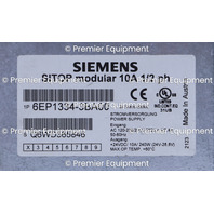 * SIEMENS SITOP MODULAR 10A 6EP1334-3BA00 POWER SUPPLY