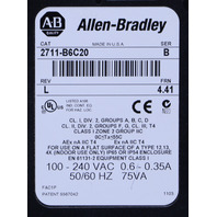 * ALLEN BRADLEY 2711-B6C20 SER B PANIELVIEW 600 *READ*