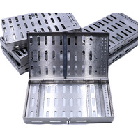 * LOT OF (6) THOMPSON SS K3 TD 107 STERILIZATION CASES 8 X 4.5"