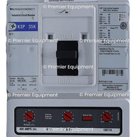 * AUTOMATION DIRECT K3P 35K 400A CIRCUIT BREAKER W/ KT3400T TRIP