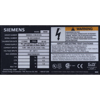 * SIEMENS 9600 ACCESS 9600DC-1156-ECZA POWER METER DISPLAY PANEL