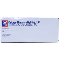 * CHICAGO MINATURE LIGHTING 6S6/130V-10PK PACK OF 10 LIGHBULBS