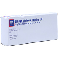 * CHICAGO MINATURE LIGHTING 6S6/130V-10PK PACK OF 10 LIGHBULBS