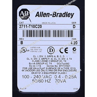 * ALLEN BRADLEY 2711-T10C20 /D FRN 4.20 PANELVIEW 1000 OPERATOR PANEL