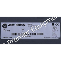 * ALLEN BRADLEY 1746-A10 /B 10-SLOT SLC 500 10-SLOT 1746-P2 /C POWER SUPPLY