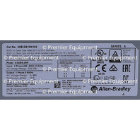 * ALLEN BRADLEY 25B-D010N104 /A POWERFLEX 525 5 HP AC DRIVE 