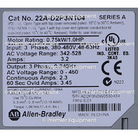 * ALLEN BRADLEY 22A-D2P3N104  /A POWERFLEX VARIABLE FREQUENCY DRIVE