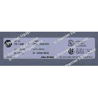 * ALLEN BRADLEY 1791-24A8 SER B BLOCK I/O MODULE
