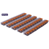 * WAGO 221-412 Lever Nut Wire Connectors 50 Pack FAST SHIP 2 Conductor