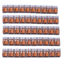* WAGO 221-412 Lever Nut Wire Connectors 50 Pack FAST SHIP 2 Conductor