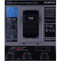* SIEMENS SENTRON SERIES FD63F250 SERIES B 100A CIRCUIT BREAKER TESTED