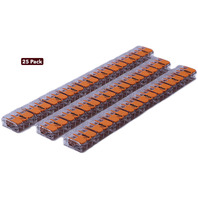 * WAGO 221-413 Lever Nut Wire Connectors 25 Pack FAST SHIP Genuine 3 Conductor