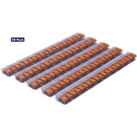 * WAGO 221-413 Lever Nut Wire Connectors 50 Pack FAST SHIP Genuine 3 Conductor