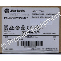 * SURPLUS ALLEN BRADLEY 2711P-T9W22A9P /A PANELVIEW PLUS 7 HMI OPERATOR PANEL