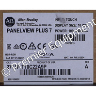 * SURPLUS ALLEN BRADLEY 2711P-T10C22A9P /A PANELVIEW PLUS 7 HMI OPERATOR PANEL