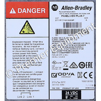 * ALLEN BRADLEY 2711P-T19C22D9P SER A PANELVIEW PLUS 7 HMI OPERATOR PANEL