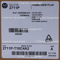* SURPLUS ALLEN BRADLEY 2711P-T10C4A2 /A PANELVIEW PLUS 6 10.4" OPERATOR PANEL