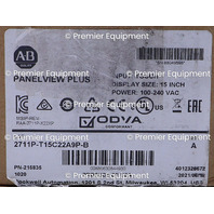 * SURPLUS ALLEN BRADLEY 2711P-T15C22A9P-B /A 15" PERFORMANCE PANELVIEW PLUS 7 OPERATOR *READ*