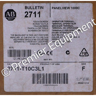 * SURPLUS ALLEN BRADLEY 2711-T10C3L1 SER F FRN 4.46 PANELVIEW 1000C OPERATOR TERMINAL