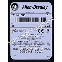 * SURPLUS ALLEN BRADLEY 2711-K10G9 SER C FRN 4.43 PANELVIEW 1000 KEYPAD OPERATOR TERMINAL