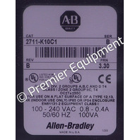 * SURPLUS ALLEN BRADLEY 2711-K10C1 /B PANELVIEW 1000C KEYPAD OPERATOR TERMINAL