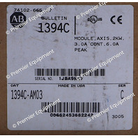 * SURPLUS ALLEN BRADLEY 1394C-AM03 SER C SERVO AXIS DRIVE MODULE