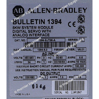 * ALLEN BRADLEY 1394-SJT05-A /A DIGITAL SERVO CONTROLLER