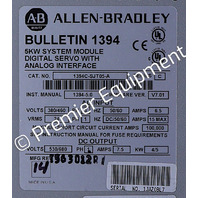 * ALLEN BRADLEY 1394C-SJT05-A SER C FW V7.01 DIGITAL SERVO DRIVE CONTROLLER