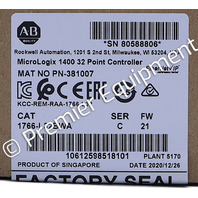 * SURPLUS SEALED ALLEN BRADLEY 1766-L32BWA SER C MICROLOGIX 1400 CONTROLLER