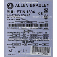 * ALLEN BRADLEY 1394C-SJT05-C-RL SER A SERVO CONTROLLER