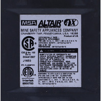 MSA ALTAIR 4X MULTI GAS METER AND GAS DETECTOR