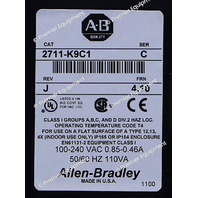 * ALLEN BRADLEY 2711-K9C1 /B PANELVIEW PLUS 900 COLOR OPERATOR INTERFACE