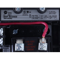 * ALLEN BRADLEY NEMA 500F-BOD930 SIZE 1 SERIES C 115-120V 50-60HZ MOTOR STARTER CONTACTOR