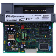 * ALLEN BRADLEY SLC 500 1746-NIO4V SER A ANALOG COMPINATION I/O MODULE