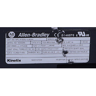 * ALLEN BRADLEY MPL-A1530U-VJ42AA SER A KINETIX SERVO MOTOR 7000 RPM