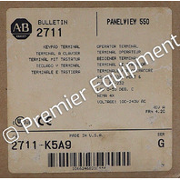 * SURPLUS ALLEN BRADLEY 2711-K5A9 SER G FRN 4.20 PANELVIEW 550 OPERATOR TERMINAL
