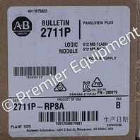 * SURPLUS ALLEN BRADLEY 2711P-RP8A SER B LOGIC MODULE 512 MB RAM 