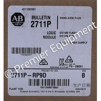 * SURPLUS ALLEN BRADLEY 2711P-RP9D SER B LOGIC MODULE 512 MB RAM 