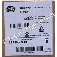 * SURPLUS ALLEN BRADLEY 2711P-RP8D SER B LOGIC MODULE 512 MB RAM 