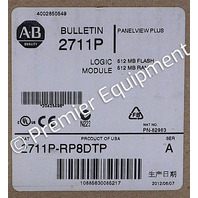* SURPLUS ALLEN BRADLEY 2711P-RP8DTP SER A LOGIC MODULE 512 MB RAM 